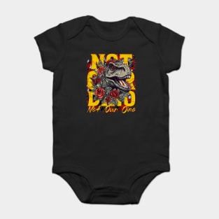 Not Our Dino Dinosaur Ride Magic Orlando Theme Park Design Baby Bodysuit